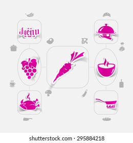 restaurant sticker infographic