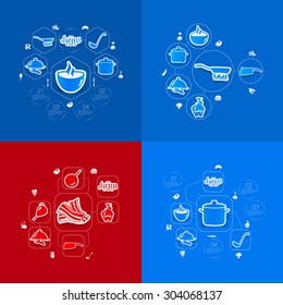 restaurant sticker infographic