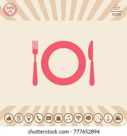 Restaurant symbol icon