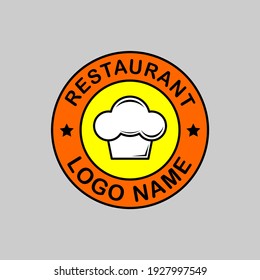 restaurant symbol logo. with a simple design. logos for bakeries, companies, cafes and online shops