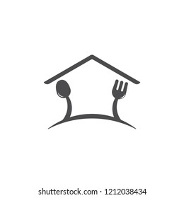 restaurant symbol logo vector