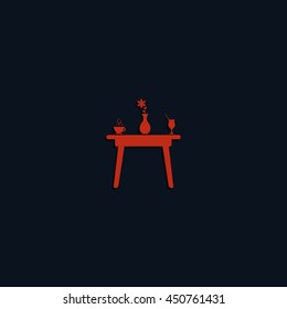 Restaurant table icon.