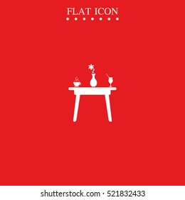 Restaurant table icon.