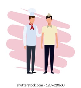Restaurant teamwork avatar