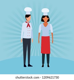 Restaurant teamwork avatar