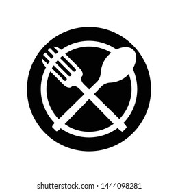 restaurant template icon, eat design elements