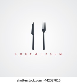 restaurant theme icon sign logotype theme vector art illustration