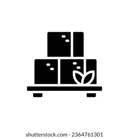 Restaurant Tofu Filled Icon Vector Illustration