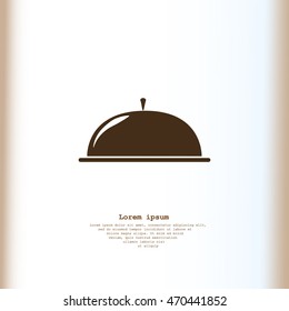 Restaurant tray icon