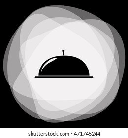 Restaurant tray icon