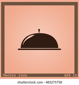 Restaurant tray icon