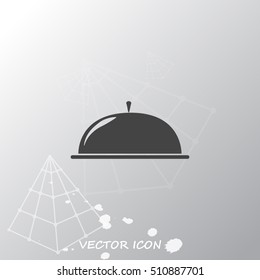 Restaurant tray icon
