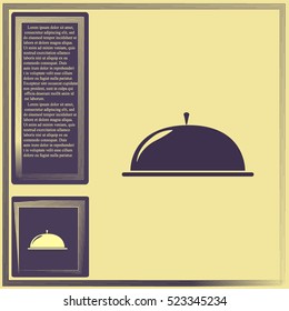 Restaurant tray icon