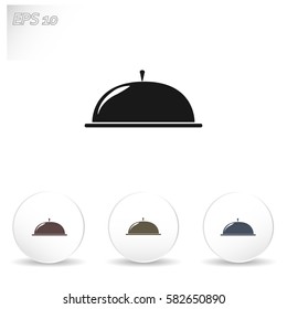 Restaurant tray icon