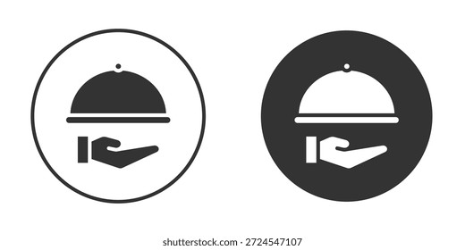 Restaurante ícone da bandeja clipart projetos vetoriais para projetos gráficos