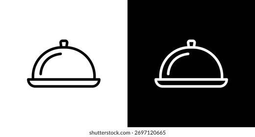 Restaurant Tray icon Logo. Vector Illustration. EPS Illustration.