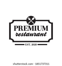 Restaurant Vector , Food Logo Vector