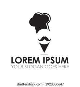 Restaurantvektor, Lebensmittellogo, Vektorgrafik