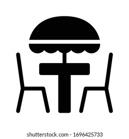 restaurant vector glyph flat icon 