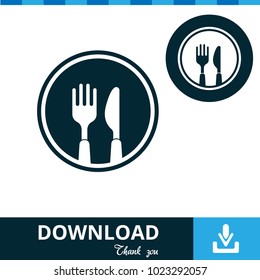 restaurant vector icon