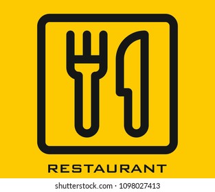 Restaurant vector icon