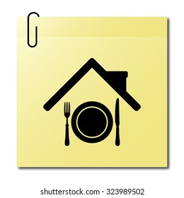 restaurant - vector icon