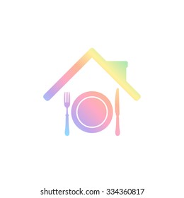 restaurant  - vector icon