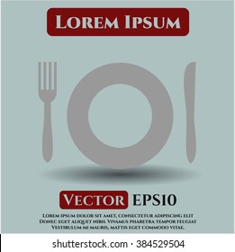 Restaurant vector icon