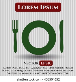 Restaurant vector icon