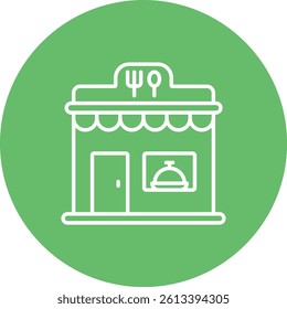 Restaurant vector icon. Can be used for printing, mobile and web applications.