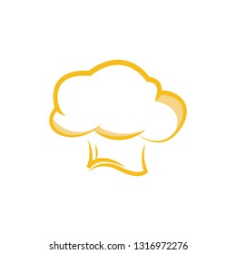 Restaurant vector icon. cooking hat.