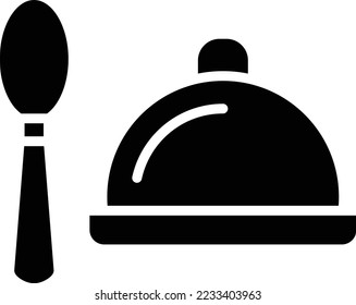 Ilustración de diseño de iconos del vector del restaurante
