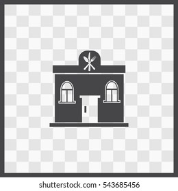 Restaurant vector icon. Isolated illustration. Business picture.