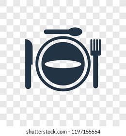 Restaurant vector icon isolated on transparent background, Restaurant transparency logo concept