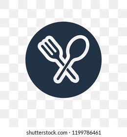 Restaurant vector icon isolated on transparent background, Restaurant transparency concept can be used web and mobile