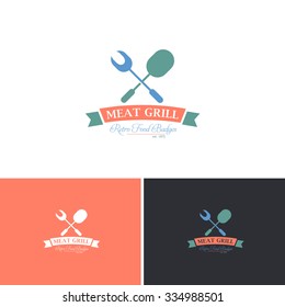 Restaurant Vector Icon, Logo, Sign, Symbol Template 