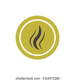 Restaurant vector icon. plate.