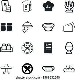 restaurant vector icon set such as: draught, heat, hat, retail, fill, beer, bowl, chair, cash, wheat, birthday, loaf, icons, pint, fitness, pastry, mustard, romance, froth, logo, easter, card, egg