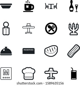 restaurant vector icon set such as: plates, pork, water, bowl, reserved, metal, private, message, protein, soft, glow, green, beer, soup, ice, beef, sweet, cutlery, red, event, martini, silver