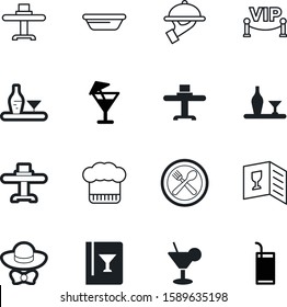 restaurant vector icon set such as: scotch, bowl, chefs, bow, protect, barrier, tropical, cooker, spoon, tray, cool, cuisine, theater, utensil, hand, gate, control, fence, waiter, hot, cloche