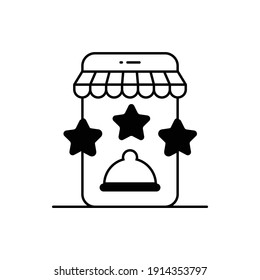  Restaurant Vector Icon Style Illustration. EPS 10 File