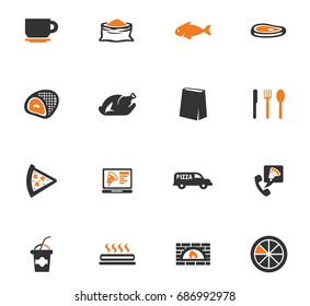 Restaurant vector icons for user interface design
