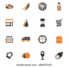 Restaurant vector icons for user interface design