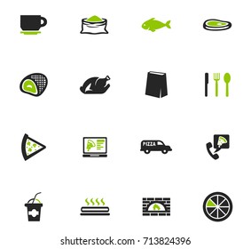 Restaurant vector icons for user interface design