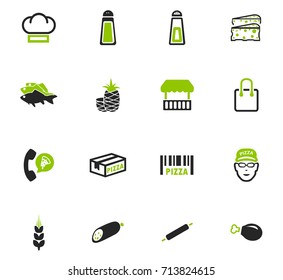 Restaurant vector icons for user interface design