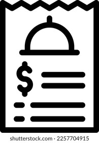 restaurant Vector illustration on a transparent background. Premium quality symmbols. Thin line vector icons for concept and graphic design. 
