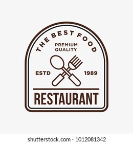 Restaurant Vector Logoicon Illustration Bundle Stock Vector (Royalty ...