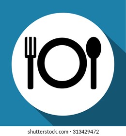 Restaurant vector sign