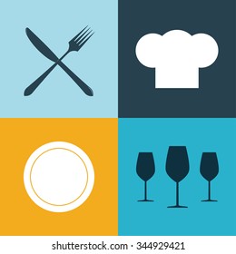 Restaurant vector sign eps10