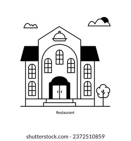 Restaurant vector Solid  Design illustration. Symbol on White background EPS 10 File 